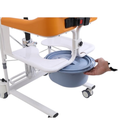Patient Transfer Lift Chair with Commode Multi-Purpose Adjustable Chair - Image 4